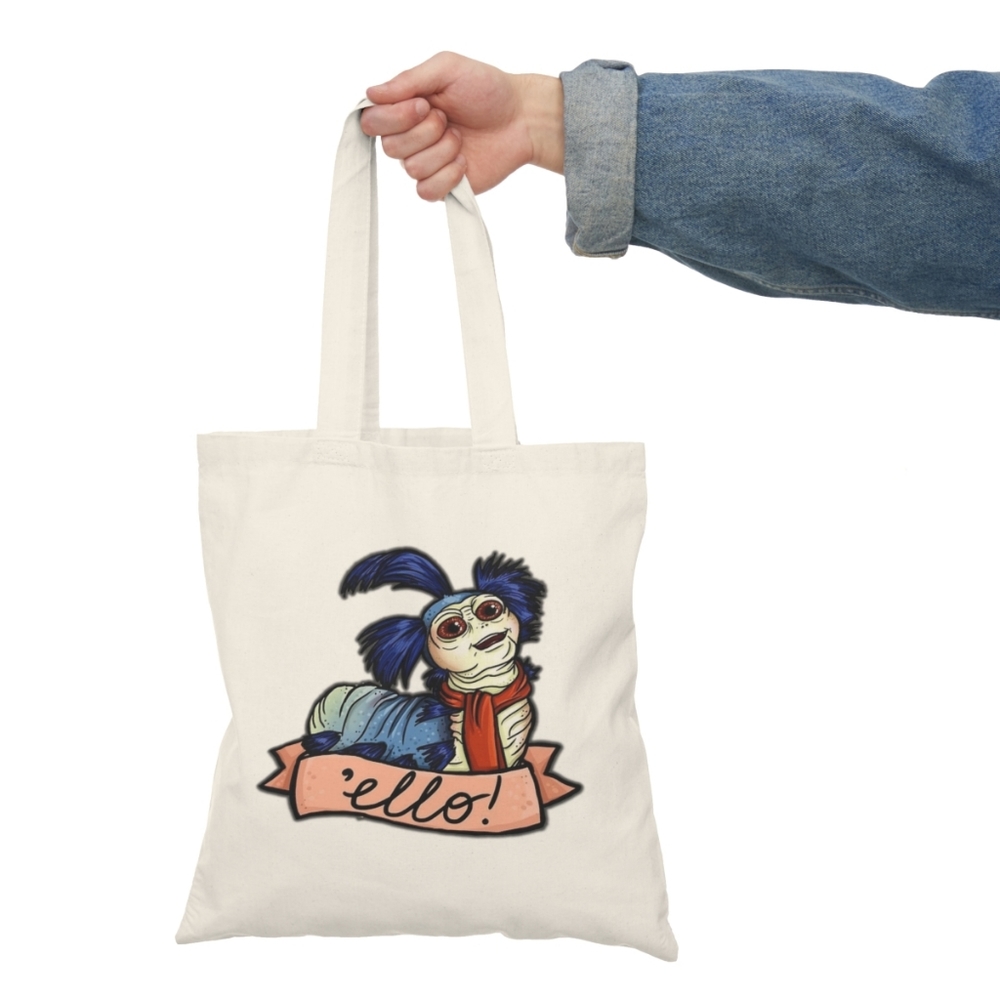 Labyrinth worm tote 🐛💖